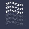 YES OR YES flowy design by Le Sweat