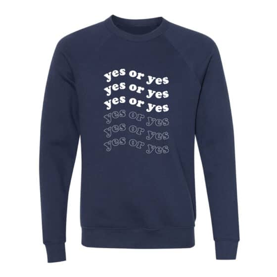 Yes or Yes Sweater by Le Sweat