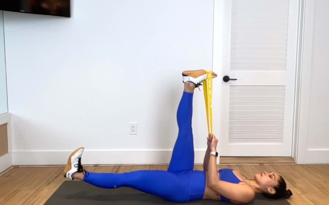leg lower with resistance bands
