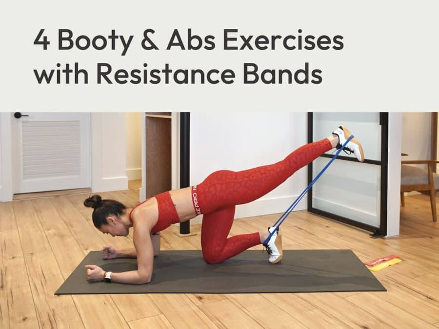 4 Resistance Band Exercises for Legs, Booty, and Abs (Plus a workout that uses them all)